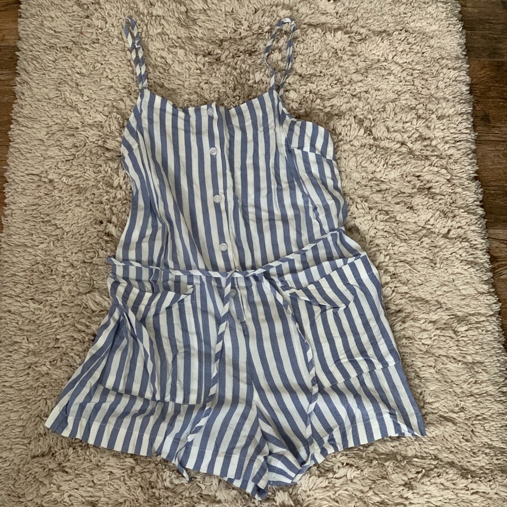 Forever 21 Striped Romper